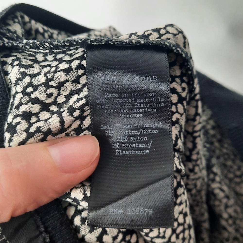 Rag & Bone Simone Leopard Print Skinny Pants 4 - image 5